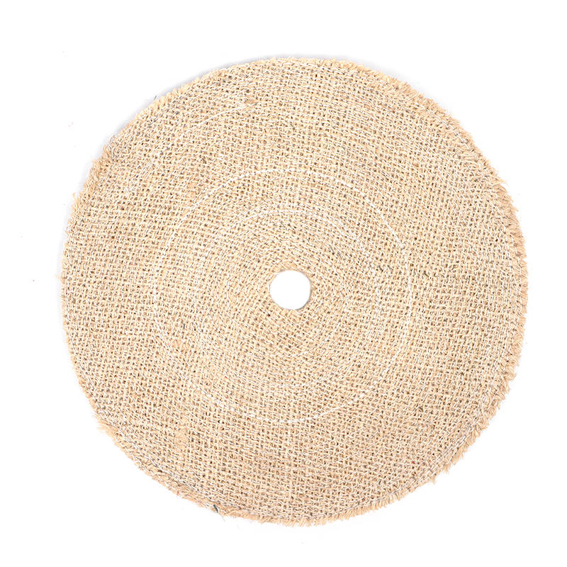 Svart Vit Flat Pure Sisal Wheel